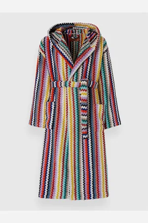 Missoni Riverbero Hooded Bathrobe Home Textiles Bathroom Textiles Robes Multi/patterned