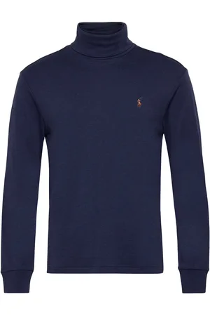 Ralph Lauren Soft Touch-Lsturtlem1 Designers T-shirts Long-sleeved Blue