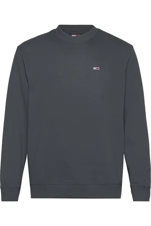 Tommy Hilfiger Tjm Reg S Flag Crew Tops T-shirts Long-sleeved Grey