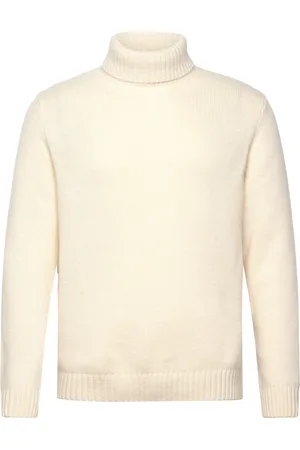 Oscar Jacobson Rafael Double Rollneck Designers Knitwear Turtlenecks Cream