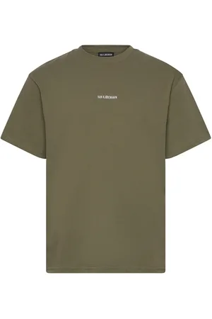 HAN Kjøbenhavn Daily Over D Tee Designers T-shirts Short-sleeved Green