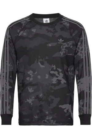 adidas Camo Waffle Sport Men Sport Clothing Sport Tops Sport Long Sleeved Tops Black