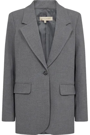 soyaconcept Sc-Frankie Blazers Single Breasted Blazers Grey