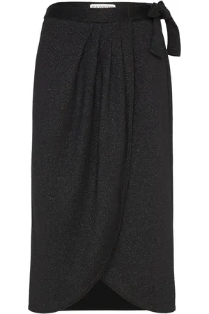Ida Sjöstedt Chelsie Knit Skirt Polvipituinen Hame Black