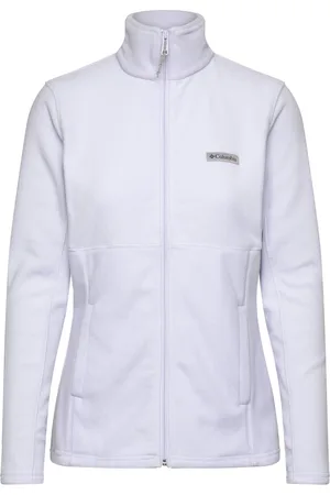 Columbia Basin Trail Iii Full Zip Sport Sweat-shirts & Hoodies Fleeces & Midlayers White