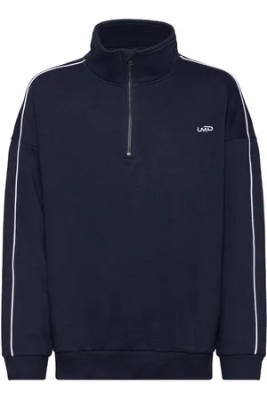 LMTD Nlnnya Ls Bru Half Zip Sweat Tops Sweat-shirts & Hoodies Sweat-shirts Navy