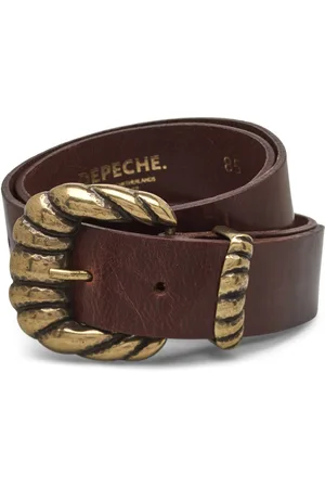 DEPECHE Jeans Belt Vyö Brown