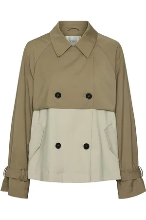 Y.A.S Turbo Short Trenchcoat Trenssi Takki Beige