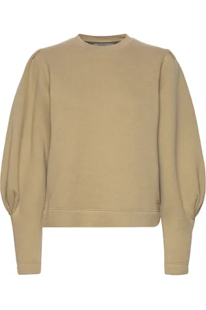 Mos Mosh Mmtulic O-Ls Sweatshirt Tops Sweat-shirts & Hoodies Sweat-shirts Beige