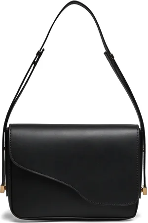 ATP Atelier Bolgheri Black Double Faced Nappa Bags Small Shoulder Bags-crossbody Bags Black