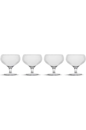 Sagaform Billi Coupe Glass - Rpet Plastic Home Tableware Glass Champagne Glass Nude