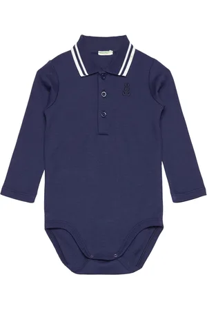 Benetton Bodysuit L/S Bodies Long-sleeved Navy