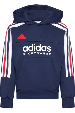 adidas J Np Hoodie Tops Sweat-shirts & Hoodies Hoodies Navy