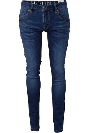 Hound Straight Jeans Bottoms Jeans Skinny Jeans Blue
