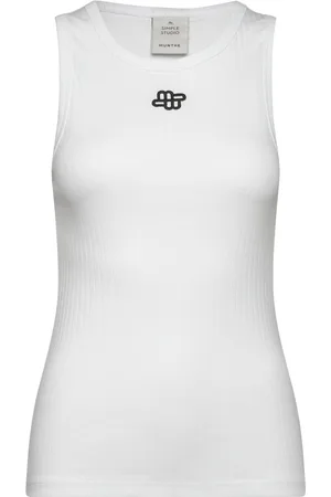 Munthe Tezza Tops T-shirts & Tops Sleeveless White