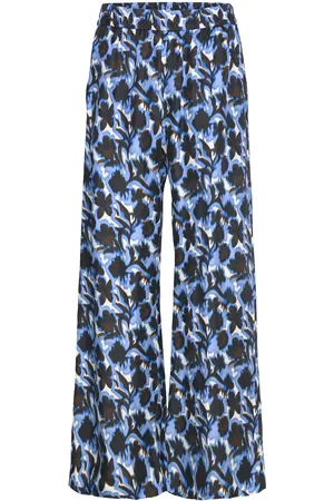 Munthe Arum Bottoms Trousers Wide Leg Blue