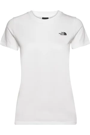 The North Face W Ss Sd Slim Tee Sport T-shirts & Tops Short-sleeved White