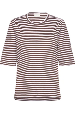 Munthe Jikolaz Tops T-shirts & Tops Short-sleeved Brown