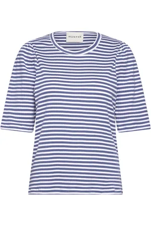 Munthe Jikolaz Tops T-shirts & Tops Short-sleeved Navy