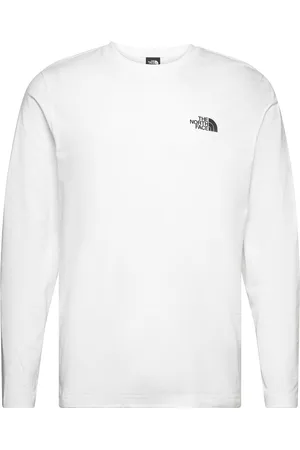 The North Face M L/S Simple Dome Tee Sport T-shirts Long-sleeved White