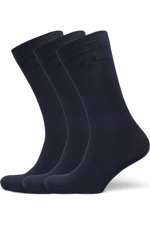 J Lindeberg Bridge Bamboo Sock Designers Socks Regular Socks Navy