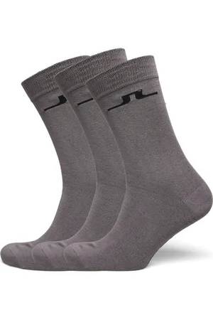 J Lindeberg Bridge Bamboo Sock Designers Socks Regular Socks Grey