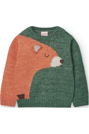 Boboli Knitwear Pullover For Baby Boy Tops Knitwear Pullovers Green