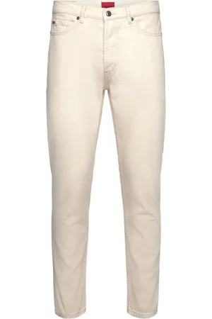 HUGO BOSS 634 Bottoms Jeans Tapered Cream