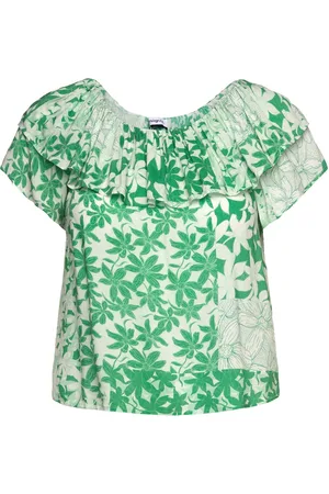 Desigual Anaïs Tops Blouses Short-sleeved Green