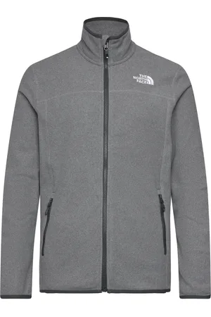 The North Face M 100 Glacier Full Zip - Eu Sport Sweat-shirts & Hoodies Fleeces & Midlayers Grey