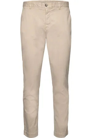 Morris Jeffrey Brushed Chino Designers Trousers Chinos Green