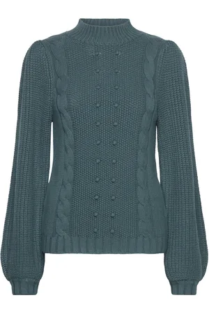 Bruuns Bazaar Simonabbkarah Knit Tops Knitwear Jumpers Blue