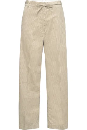DAY Birger et Mikkelsen Zecca - Current Corduroy Rd Bottoms Trousers Wide Leg Beige