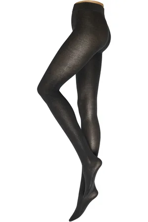 Lindex Tights Heavy Cotton Organic Lingerie Pantyhose & Leggings Grey