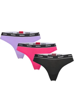 HUGO BOSS Triplet Thong Stripe Stringit Alusvaatteet Multi/patterned