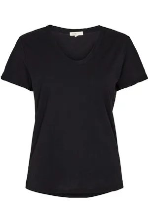 Levete Room Lr-Any Tops T-shirts & Tops Short-sleeved Black