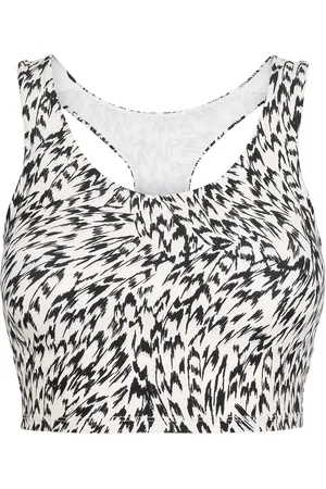 Johaug Elevated Performance Top Sport Crop Tops Sleeveless Crop Tops White