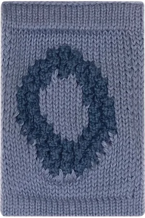 Smallstuff Knitted Letter O, Blue Home Kids Decor Decoration Accessories-details Blue