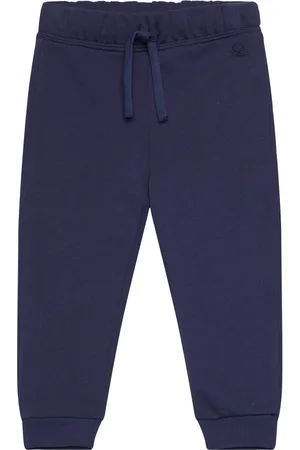 Benetton Trousers Bottoms Sweatpants Navy