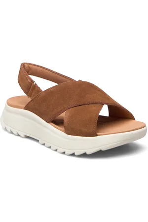 Clarks Dashlite Wish D Matalapohjaiset Sandaalit Brown
