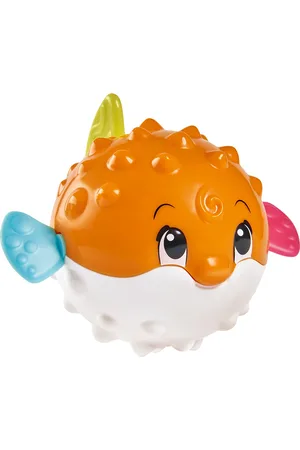 ABC Colorful Sensor-Fish Toys Baby Toys Educational Toys Activity Toys Orange