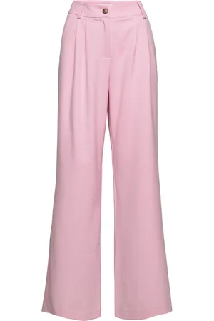 Modstrom Ankermd Wide Pants Bottoms Trousers Wide Leg Pink