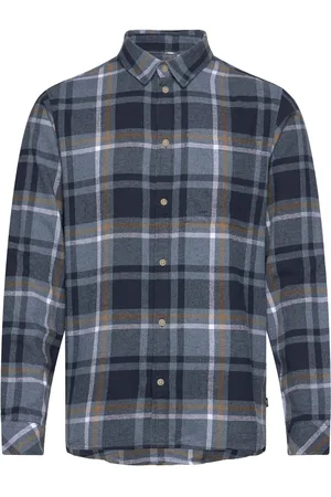 Solid Sdcraig Sh Tops Shirts Casual Blue