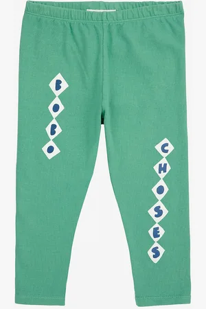Bobo Choses Baby Diamonds Leggings Bottoms Leggings Green