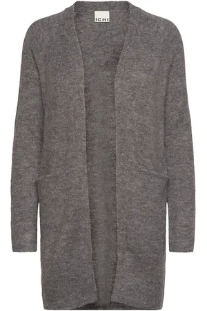 Ichi Ihkamara Ca2 Tops Knitwear Cardigans Grey