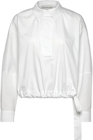 Munthe Tashumi Tops Shirts Long-sleeved White