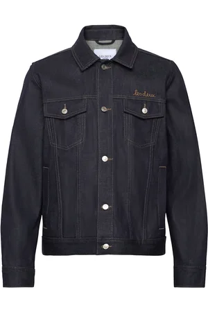 Les Deux Micah Selvedge Jacket Farkkutakki Denimtakki Navy