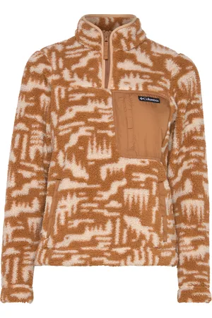 Columbia West Bend 1/4 Zip Ii Tops Sweat-shirts & Hoodies Fleeces & Midlayers Brown