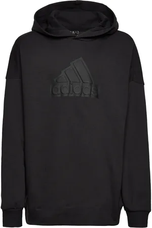 adidas U Fi Logo Hd Tops Sweat-shirts & Hoodies Hoodies Black