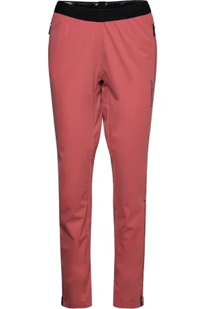 adidas Terrex Xperior Cross-Country Ski Soft Shell Joggers Bottoms Sport Pants Pink